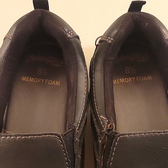 2 for $10. Men's Faded Glory Memory Foam Black Loafers, Size 8.5. EUC - Picture 6 of 7